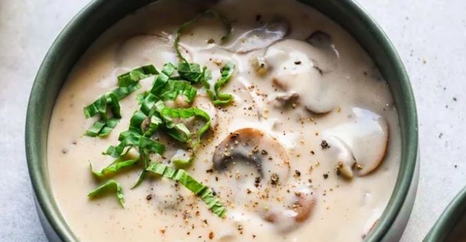 Суп из шампиньонов со сливками рецепт с фото пошагово грибной
