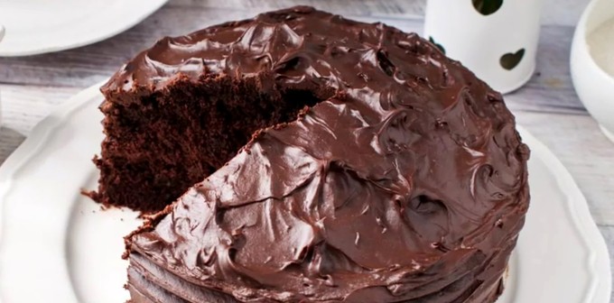 Домашний торт с шоколадным кремом