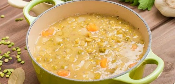 Гороховый суп без мяса и зажарки